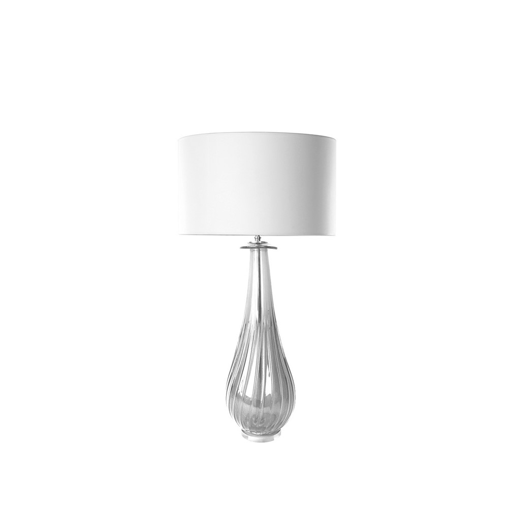 Fulvia Crystal Glass Lamp by William Yeoward in Clear